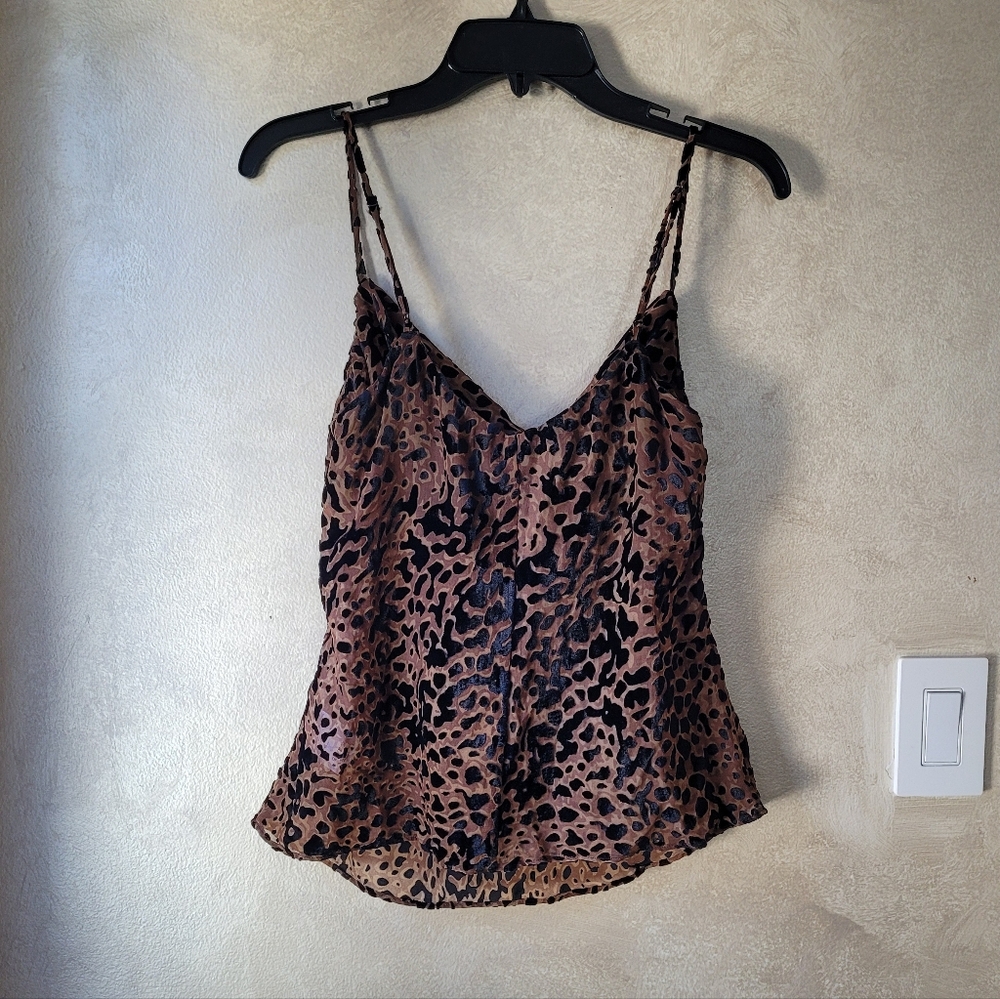 Reformation Leopard Print Cowl Neck Top - Picture 5 of 6